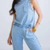 Karlie women Chambray Pocket Tank in Blue -Cinzia Rocca Icons Shop 0a604a5b937d45df9156aaf00de36cdc 9114b5d9 f2b8 4270 9879 46a5e424ad88 1080x