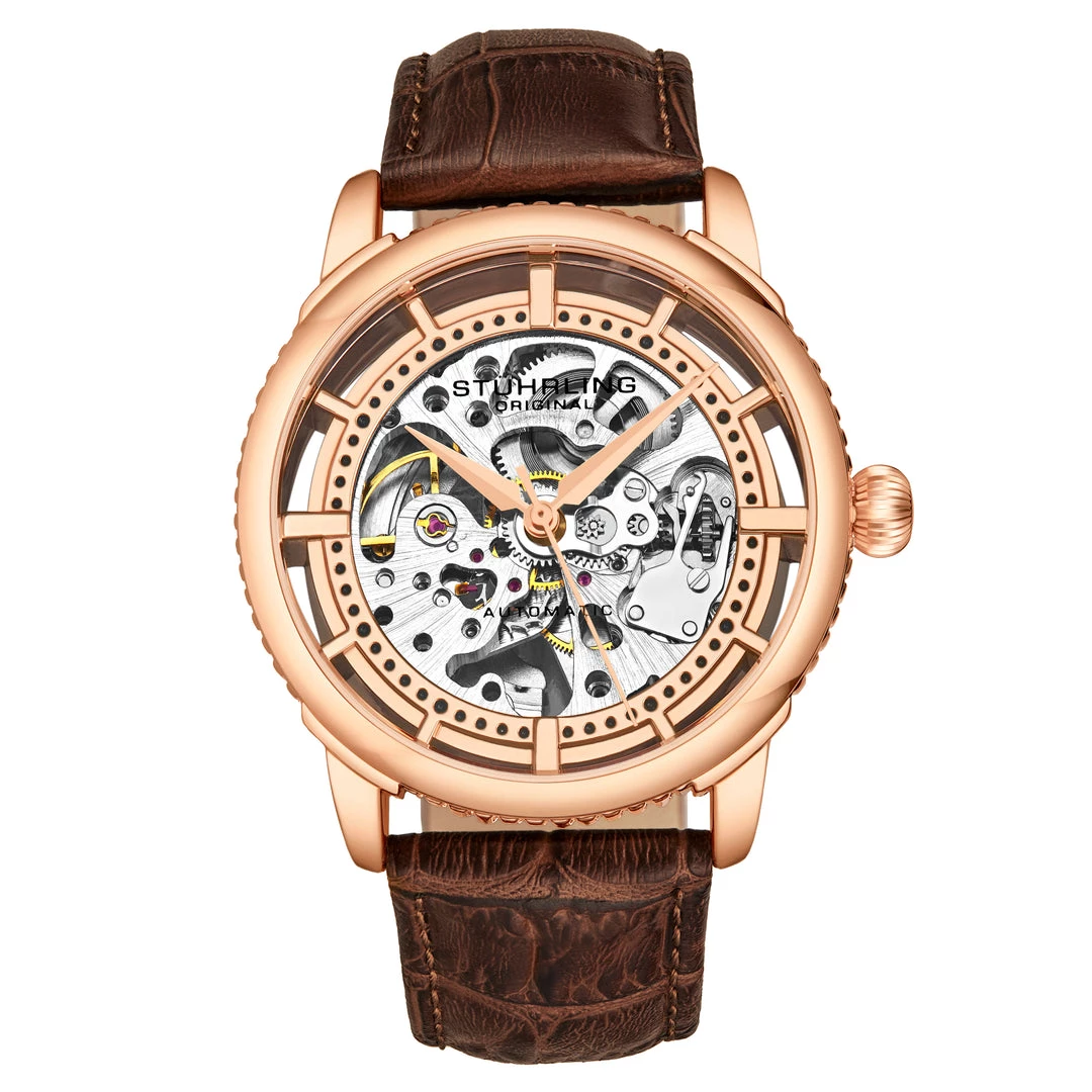 Stuhrling Original men Winchester 3933 Automatic 41mm Skeleton 5 Stuhrling Original men Winchester 3933 Automatic 41mm Skeleton - Image 3