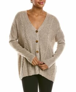 women Joseph A. Cable Knit Cardigan