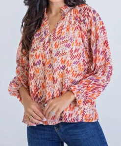 Cinzia Rocca Icons Shop 10 Karlie women Abstract Metallic Top in Multi