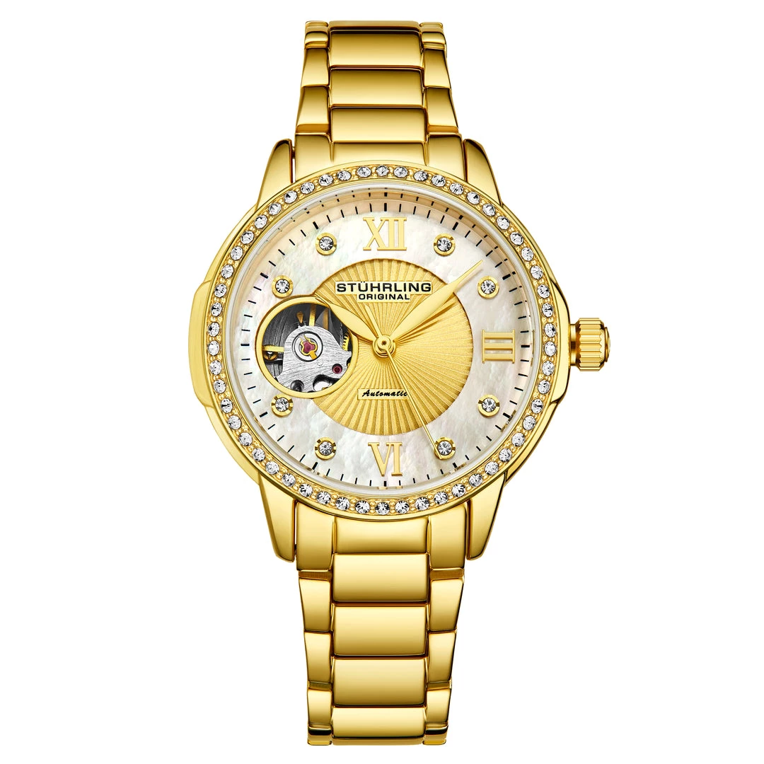 Stuhrling Original women Perle 3951 Automatic 36mm Skeleton 5 Stuhrling Original women Perle 3951 Automatic 36mm Skeleton - Image 3