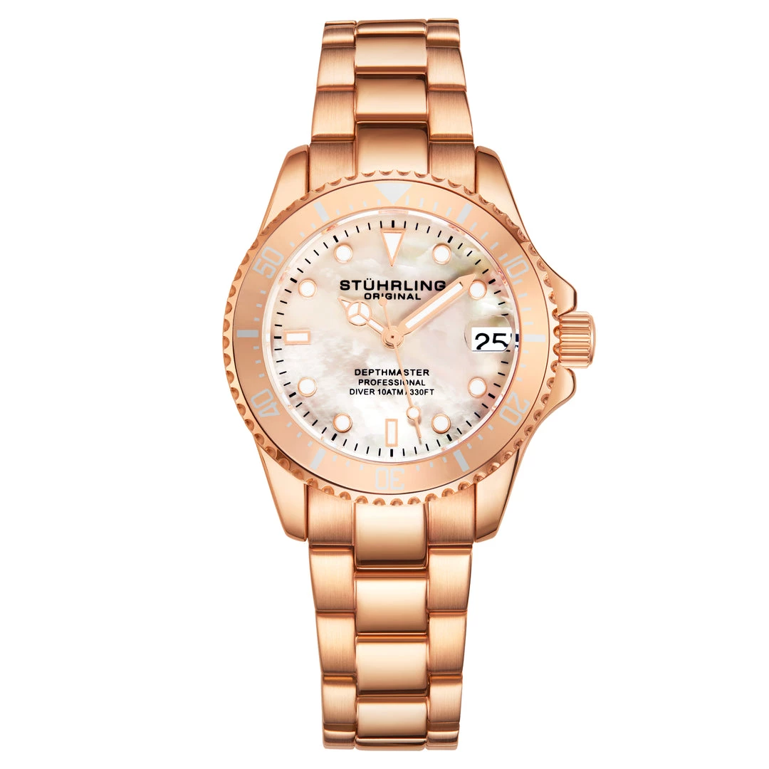 Stuhrling Original women Depthmaster 3950L Quartz 32mm Fashion 5 Stuhrling Original women Depthmaster 3950L Quartz 32mm Fashion - Image 3