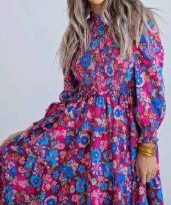 Karlie women Smock Maxi Dress in Multi -Cinzia Rocca Icons Shop 2343ffadb0fa48978423fa95d5ee4ef8 1080x