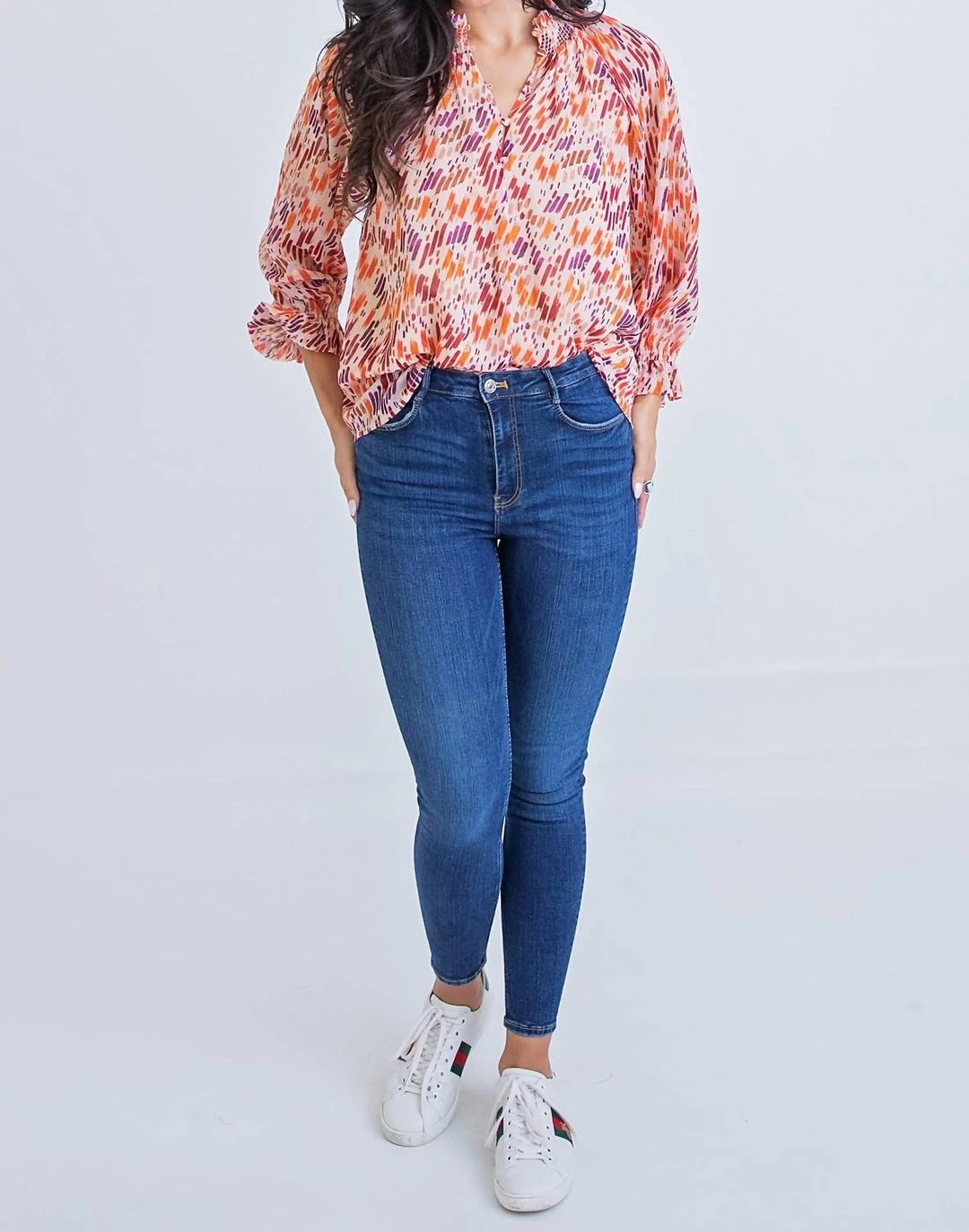 Karlie women Abstract Metallic Top in Multi 4 Karlie women Abstract Metallic Top in Multi - Image 2