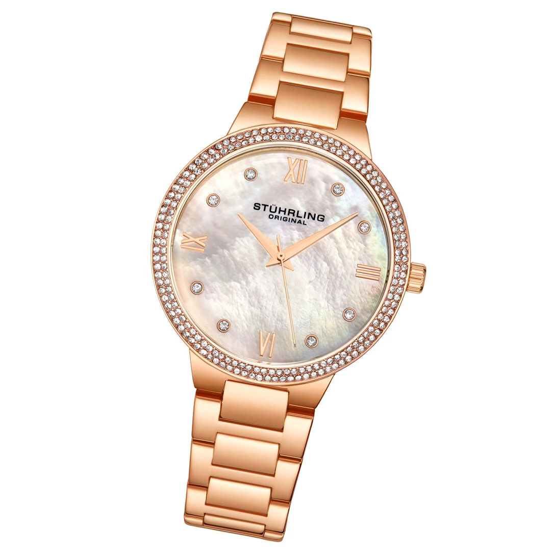 Stuhrling Original women Carrara 3907 Quartz 38mm Classic 4 Stuhrling Original women Carrara 3907 Quartz 38mm Classic - Image 2