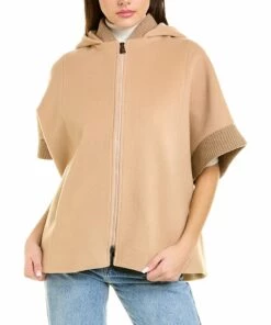 women Cinzia Rocca Icons Wool & Cashmere-Blend Cape Coat -Cinzia Rocca Icons Shop 37ba444c365b48d5b967a6facb3a1863 1080x