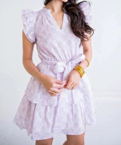 Karlie women Floral Seersucker Ruffle Tie Dress in Lavender -Cinzia Rocca Icons Shop 3cf5a32746d34188be18744886314478 1080x