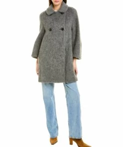 women Cinzia Rocca Icons Double-Breasted Wool & Alpaca-Blend Peacoat -Cinzia Rocca Icons Shop 40e2632c2bb74accbbe3690064d0cae1 1080x