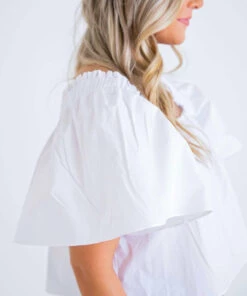 Karlie women Poplin Square Neck Top in White -Cinzia Rocca Icons Shop 42bc788e54f344288847323a8045d973 eaa44e49 a033 490b 9510 cec9a0922b4d 1080x