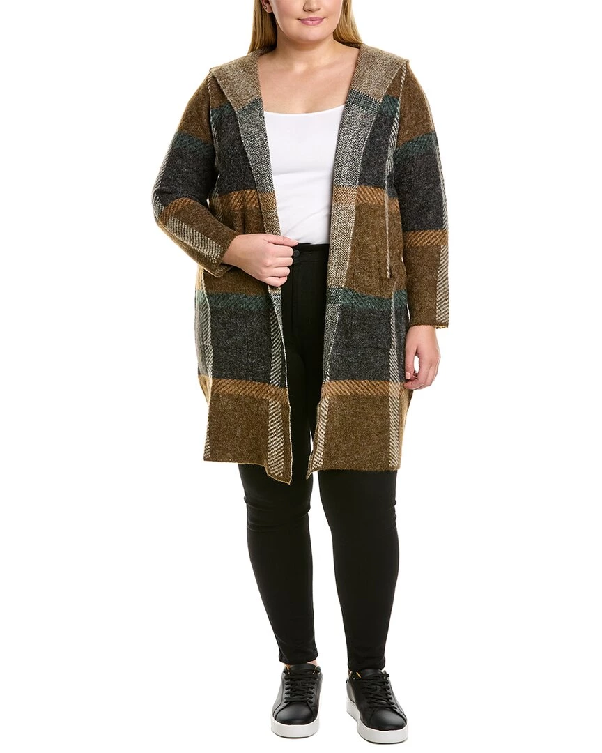 women Joseph A. Plus Hooded Cardigan 3 women Joseph A. Plus Hooded Cardigan