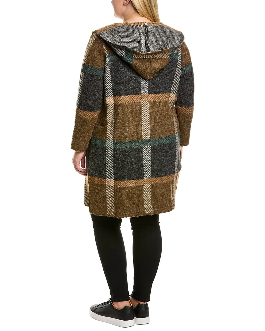 women Joseph A. Plus Hooded Cardigan 4 women Joseph A. Plus Hooded Cardigan - Image 2