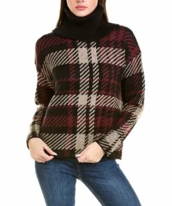 women Joseph A. Funnel Neck Pullover