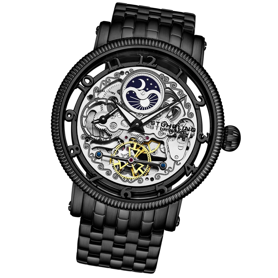 Stuhrling Original men Special Reserve 3922 and 3923 Automatic 48mm Skeleton 6 Stuhrling Original men Special Reserve 3922 and 3923 Automatic 48mm Skeleton - Image 4