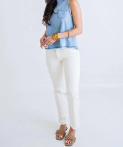 Karlie women Chambray Pocket Tank in Blue -Cinzia Rocca Icons Shop 539eb4c7b3e24684877023aa3dca8654 4a3c0b1d 3474 413a af9d 0656138c7824 1080x