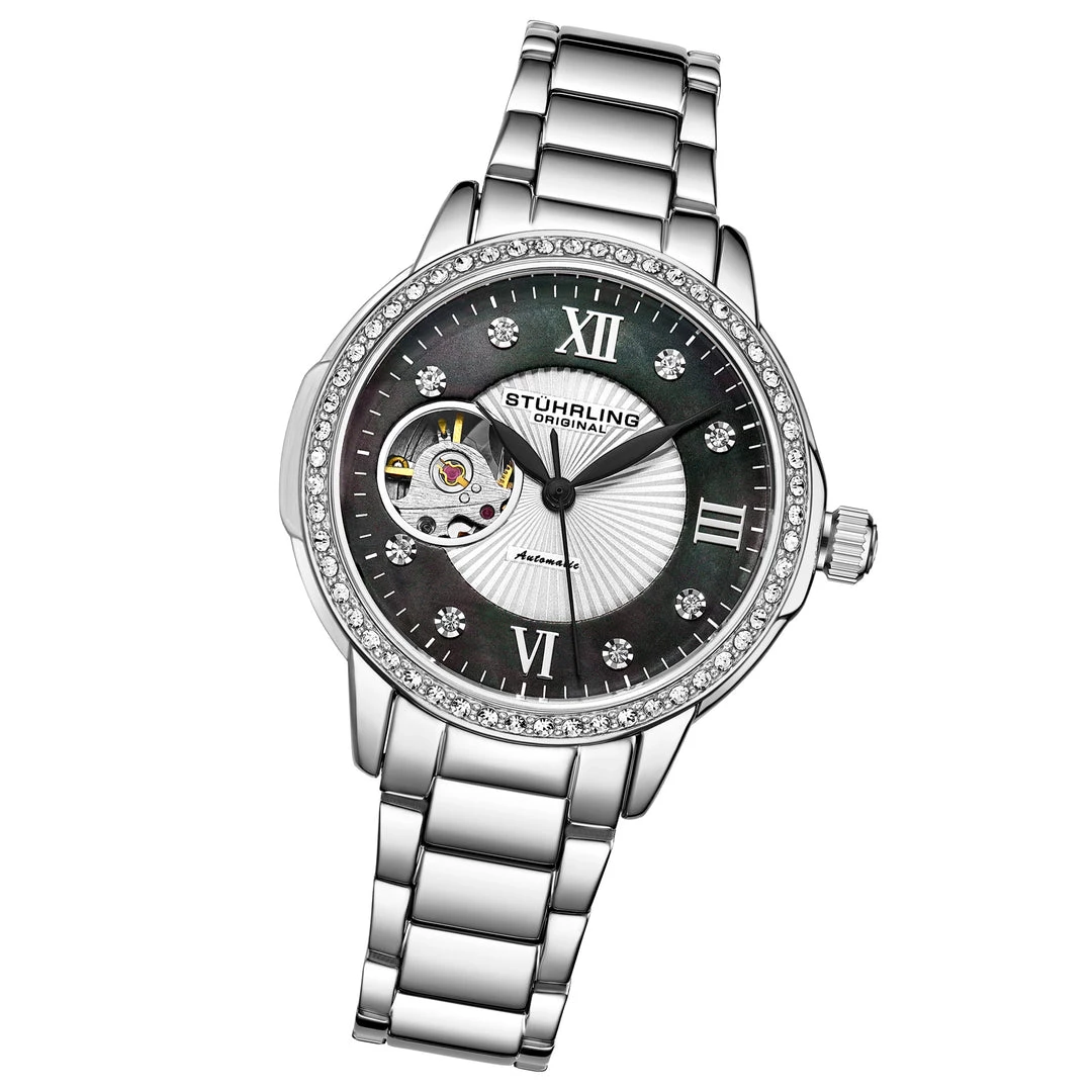 Stuhrling Original women Perle 3951 Automatic 36mm Skeleton 10 Stuhrling Original women Perle 3951 Automatic 36mm Skeleton - Image 8