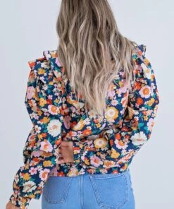 Karlie women London Floral Button Up Shirt in Navy -Cinzia Rocca Icons Shop 589bde45b24641dab57b9b0368c794be e0751481 953b 4e36 b940 9be9a97ca23f 1080x