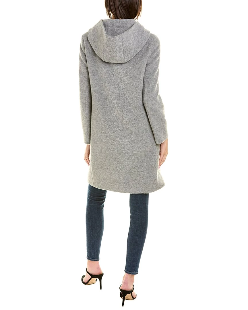 women Cinzia Rocca Icons Hooded Wool & Alpaca-Blend Coat 4 women Cinzia Rocca Icons Hooded Wool & Alpaca-Blend Coat - Image 2