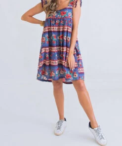 Cinzia Rocca Icons Shop 42 Karlie women Vintage Floral Dress in Multi