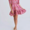 Karlie women Floral Medallion V-Neck Ruffle Dress in Dress Pink -Cinzia Rocca Icons Shop 85decbc8cb304d33865a3a973b5e5734 1080x