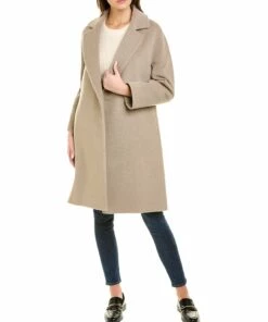 women Cinzia Rocca Icons Wool & Cashmere-Blend Wrap Coat