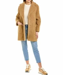 women Cinzia Rocca Icons Teddy Wool-Blend Coat