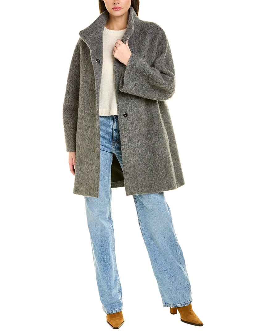 women Cinzia Rocca Icons Double-Breasted Wool & Alpaca-Blend Peacoat 3 women Cinzia Rocca Icons Double-Breasted Wool & Alpaca-Blend Peacoat