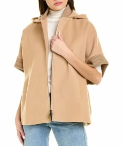 women Cinzia Rocca Icons Wool & Cashmere-Blend Cape Coat