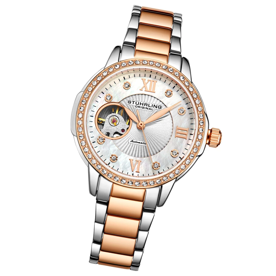 Stuhrling Original women Perle 3951 Automatic 36mm Skeleton 8 Stuhrling Original women Perle 3951 Automatic 36mm Skeleton - Image 6