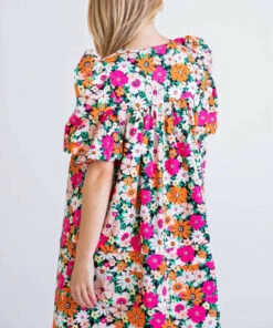 Karlie women Floral Puff Sleeve Dress in Black -Cinzia Rocca Icons Shop cd7cc033c3474939bc117d0ec67ad0cb 1080x