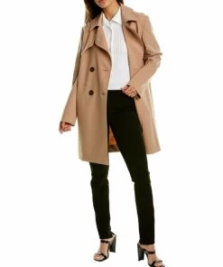 women Cinzia Rocca Icons Medium Length Double Breasted Coat
