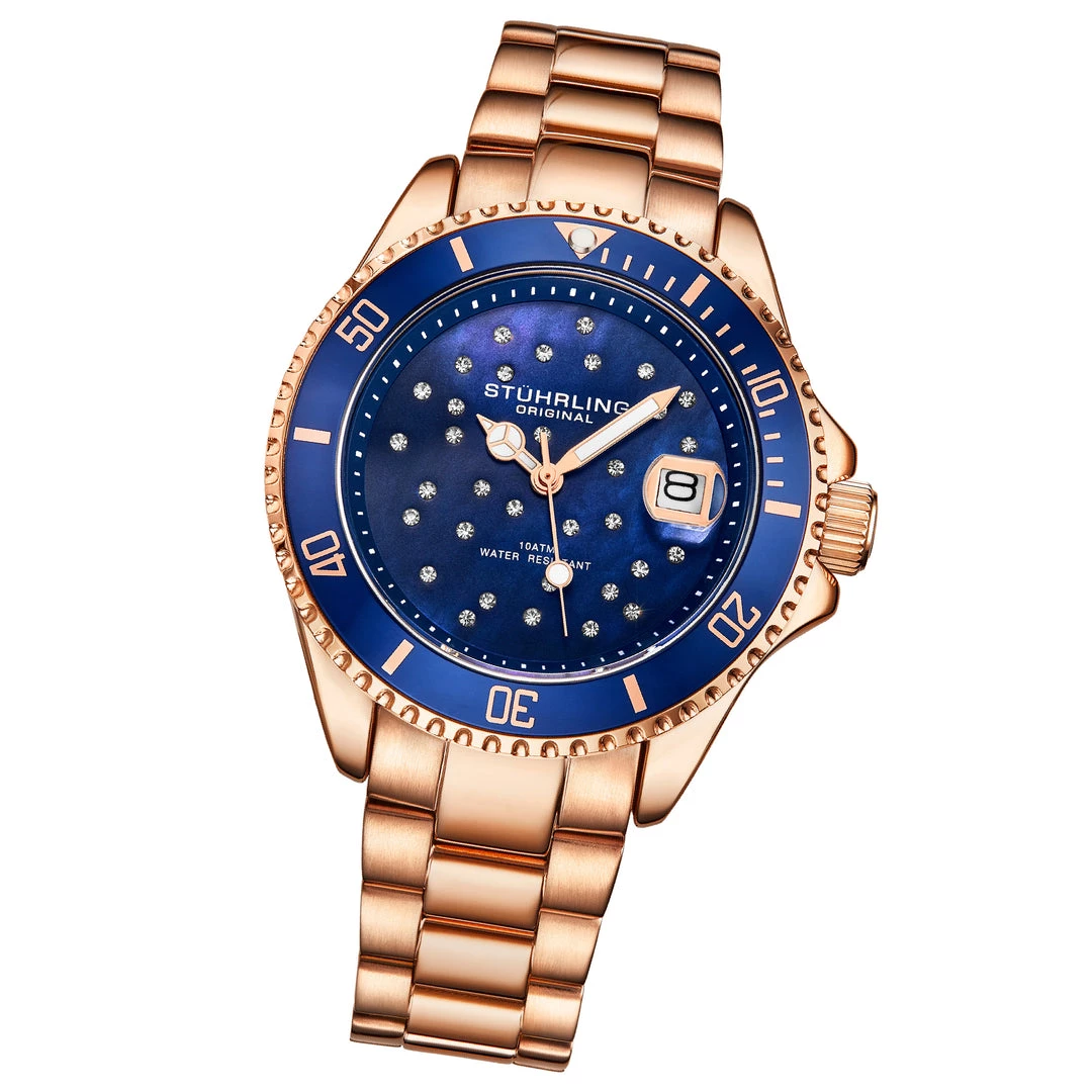 Stuhrling Original women StarSea 3977 Quartz 39mm Fashion 6 Stuhrling Original women StarSea 3977 Quartz 39mm Fashion - Image 4