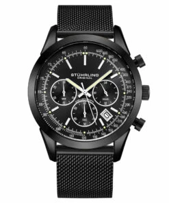 Stuhrling Original men Preston 3975 Quartz 44mm Chronograph