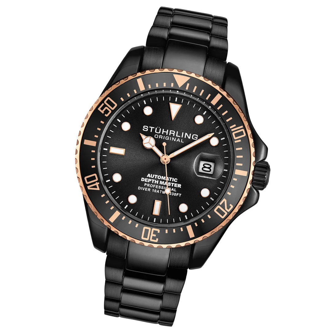 Stuhrling Original men Depthmaster 3940 Automatic 42mm Diver 8 Stuhrling Original men Depthmaster 3940 Automatic 42mm Diver - Image 6