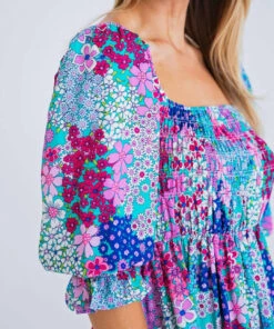 Karlie women Floral Vintage Babydoll Dress in Jade -Cinzia Rocca Icons Shop e4d40f95573c4637ae048a94d8ba4a84 1080x