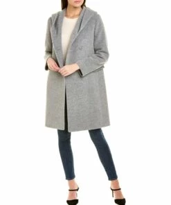 women Cinzia Rocca Icons Hooded Wool & Alpaca-Blend Coat