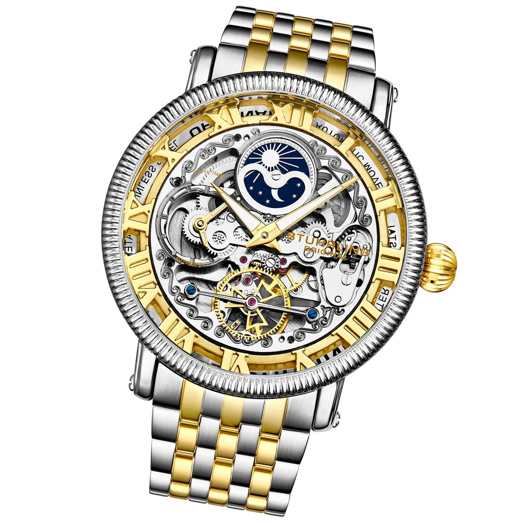 Stuhrling Original men Special Reserve 3922 and 3923 Automatic 48mm Skeleton 4 Stuhrling Original men Special Reserve 3922 and 3923 Automatic 48mm Skeleton - Image 2