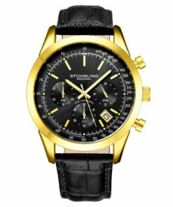Stuhrling Original men Rialto 3975L Quartz 44mm Chronograph