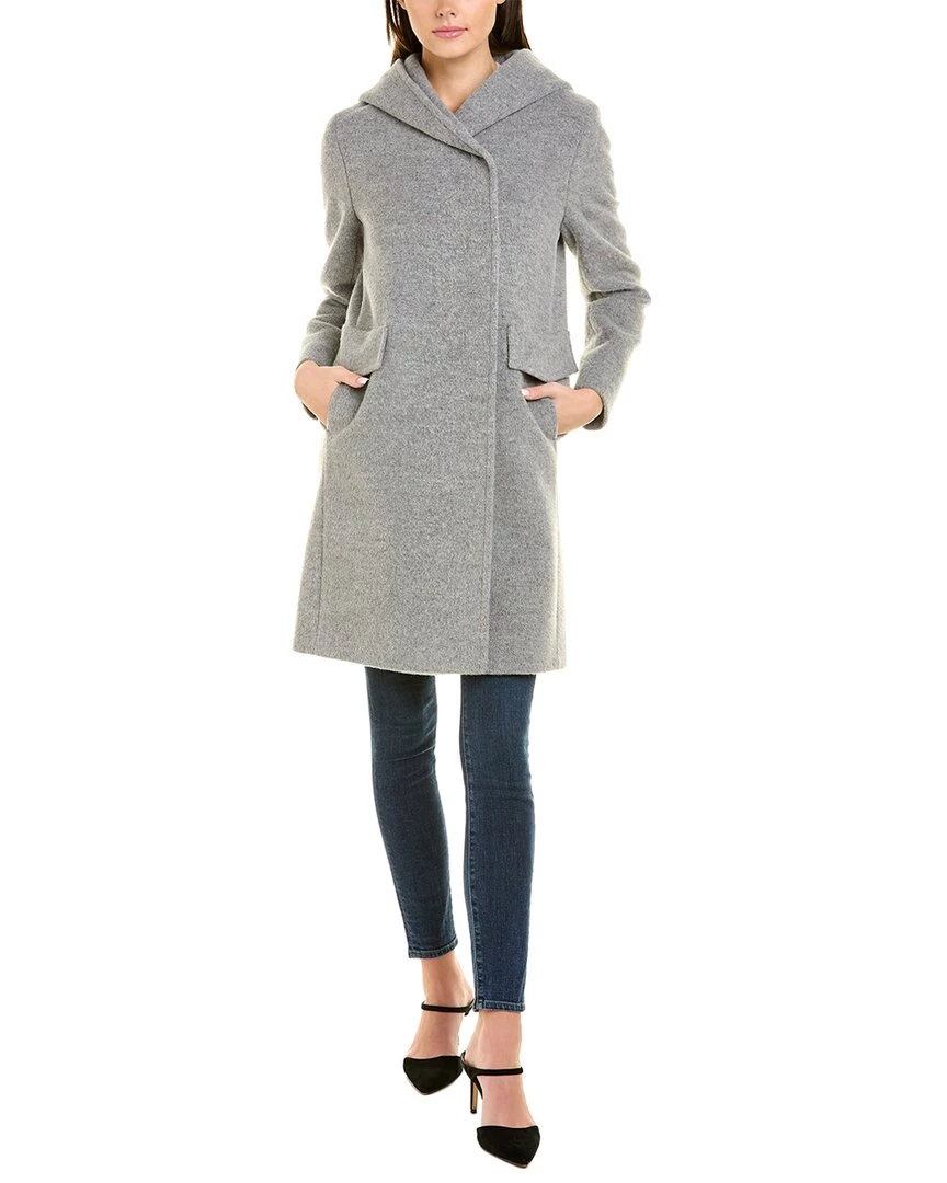 women Cinzia Rocca Icons Hooded Wool & Alpaca-Blend Coat 5 women Cinzia Rocca Icons Hooded Wool & Alpaca-Blend Coat - Image 3