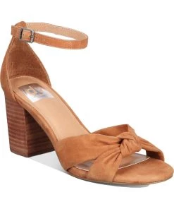 DV By Dolce Vita Petra Womens Suede Ankle Strap Dress Sandals