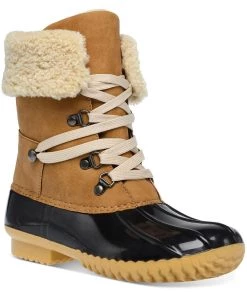 DV By Dolce Vita Ulito Womens Faux Suede Faux Fur Lined Winter & Snow Boots