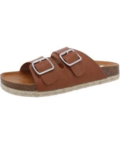 DV By Dolce Vita Carther Womens Open Toe Slip On Slide Sandals