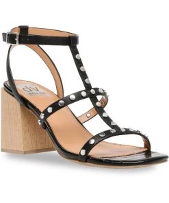 DV By Dolce Vita Hilly Womens Faux Leather Studded Dress Sandals