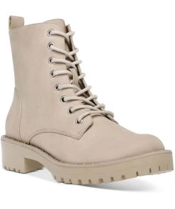 DV By Dolce Vita Opalus Womens Zipper Lace Up Combat & Lace-up Boots