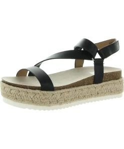 DV By Dolce Vita Iman Womens Snake Print Flats Espadrilles