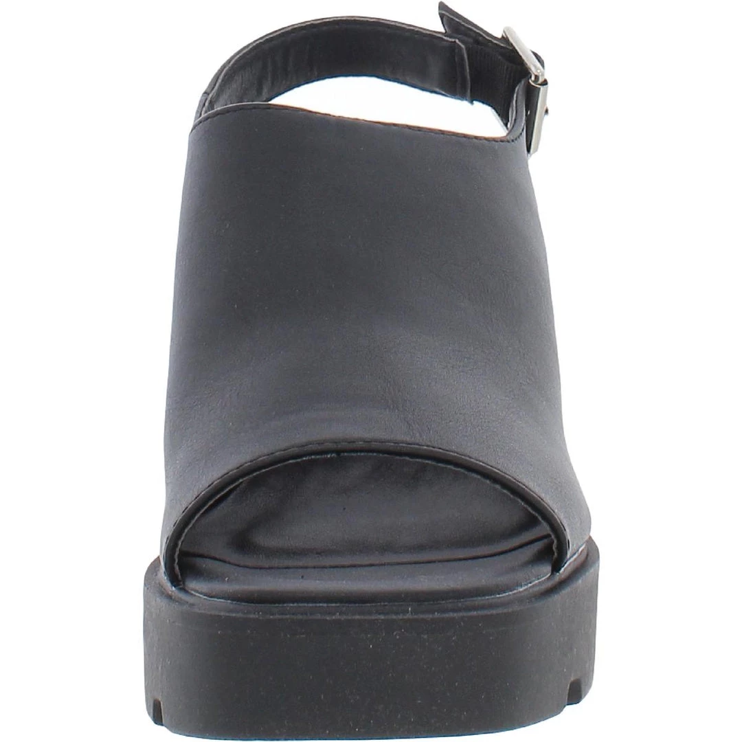 DV By Dolce Vita Luggy Womens Peep Toe Square Slingback Heels 5 DV By Dolce Vita Luggy Womens Peep Toe Square Slingback Heels - Image 3