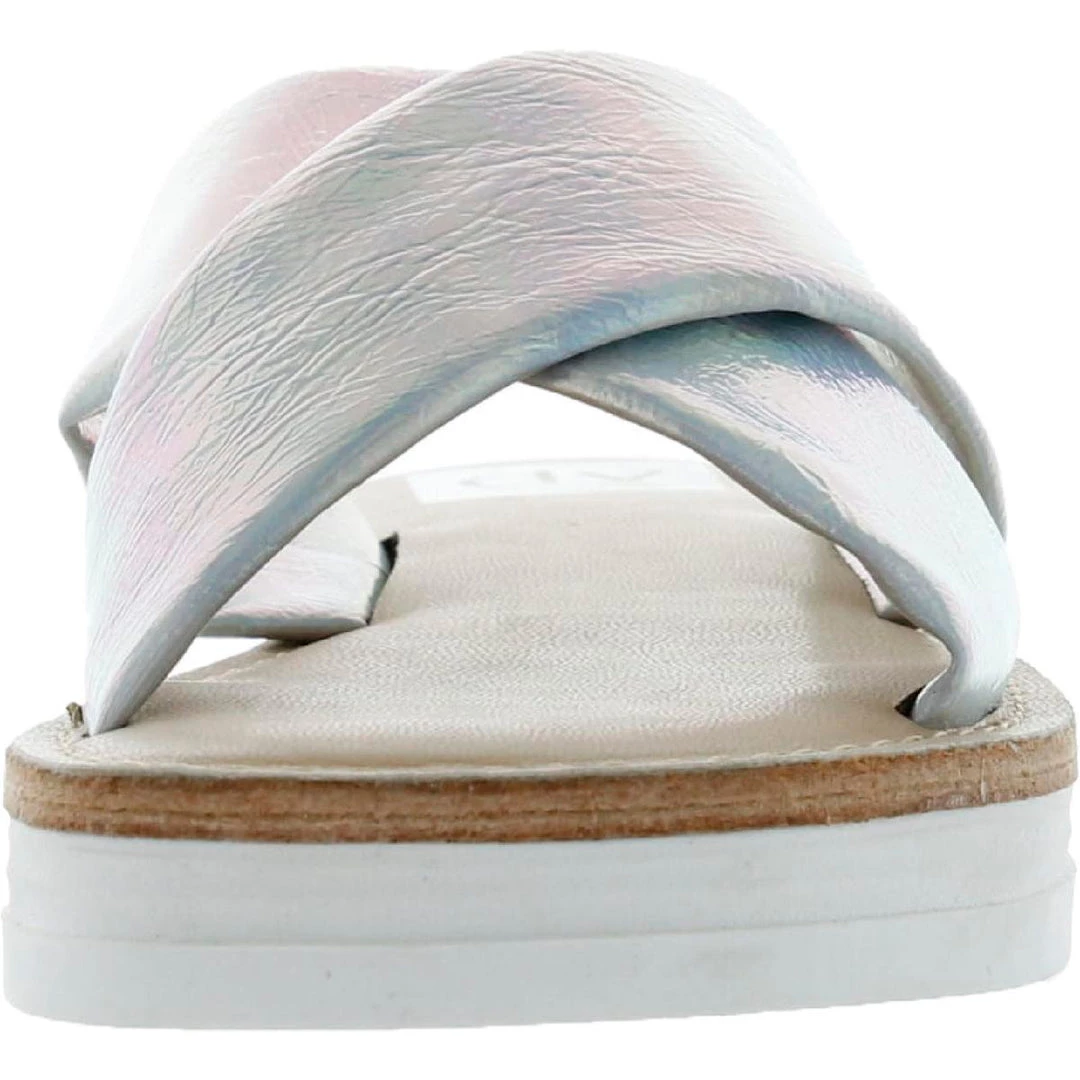 DV By Dolce Vita Hondli Womens Iridescent Slip On Slide Sandals 7 DV By Dolce Vita Hondli Womens Iridescent Slip On Slide Sandals - Image 5