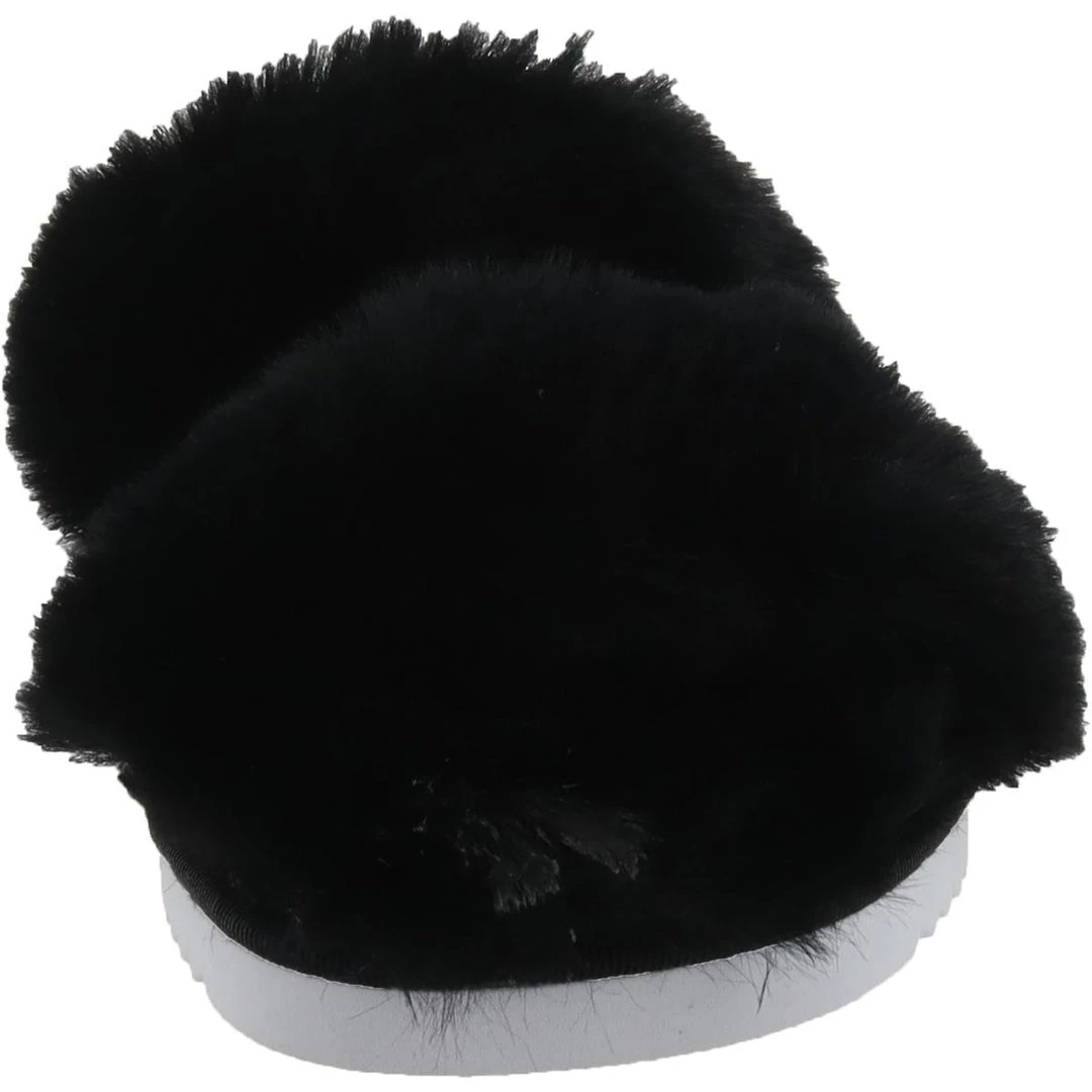 DV By Dolce Vita Pattel Womens Faux Fur Open Toe Slingback Sandals 4 DV By Dolce Vita Pattel Womens Faux Fur Open Toe Slingback Sandals - Image 2